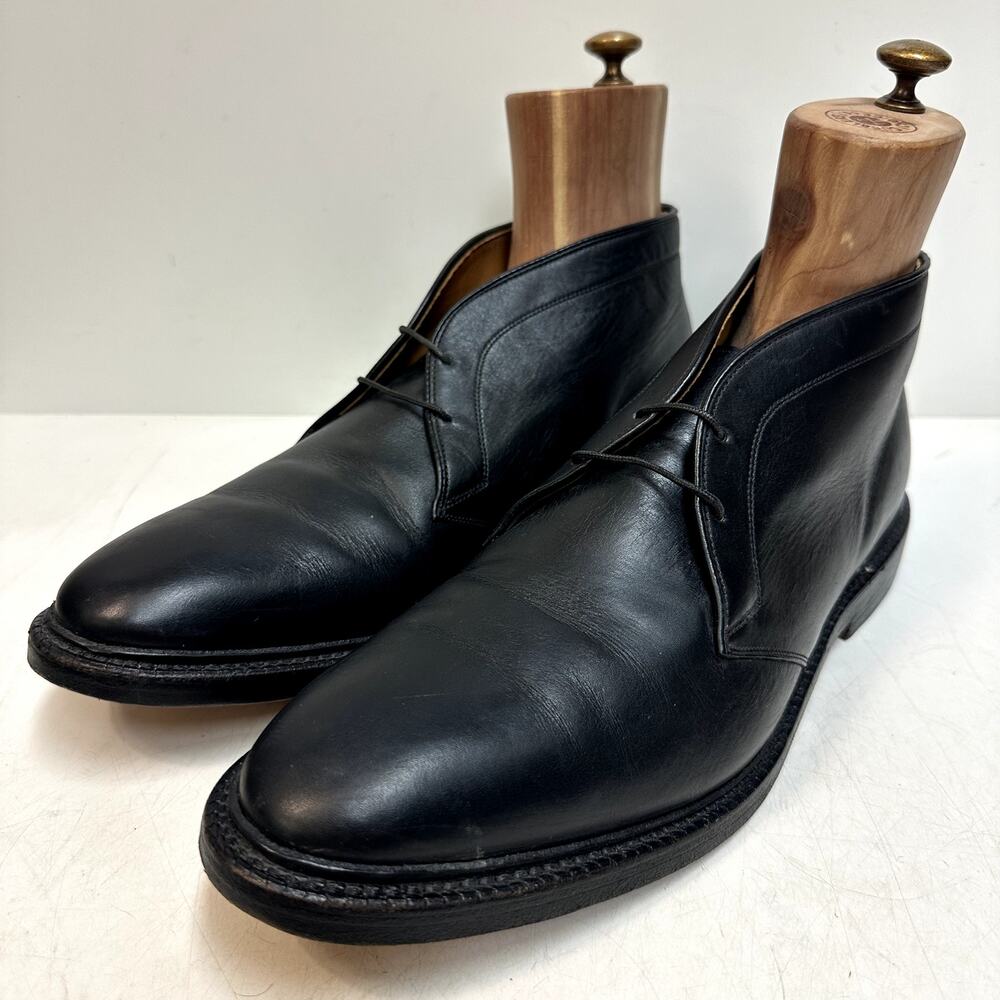 VGUC Allen Edmonds x Polo Ralph Lauren Chukka Boot Black Calf Made in USA 12 D